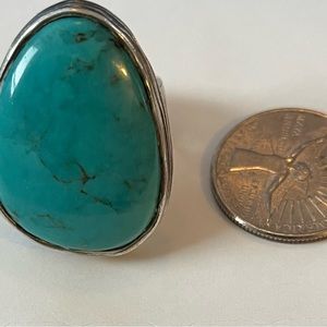 .925 Sterling silver ring sz 8